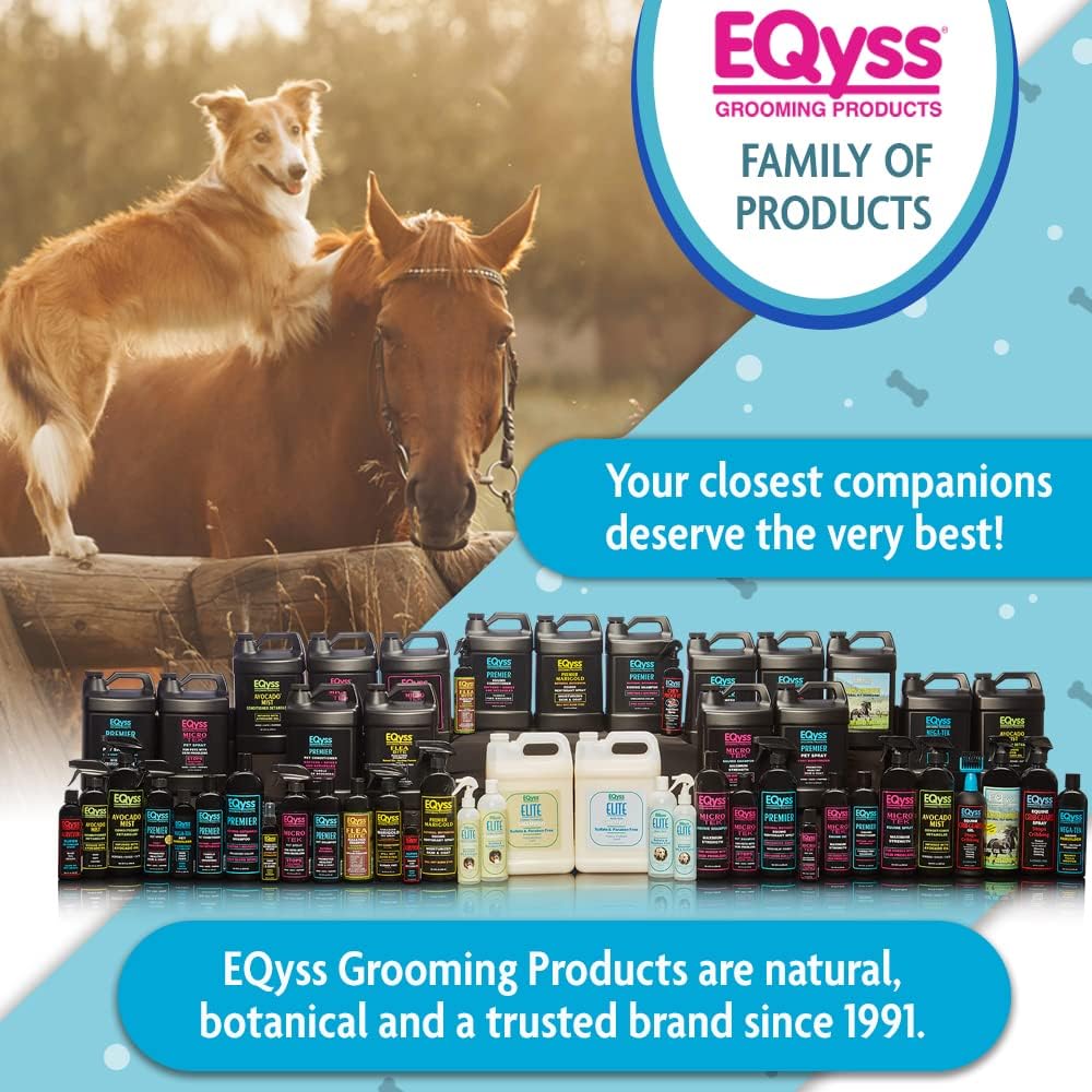 EQyss Premier Pet Spray Marigold Scent - Moisturizes & Conditions for Healthy Skin/Coat, Non-greasy, Adds Shine - Great for Dogs, Cats, Puppies (4 oz)