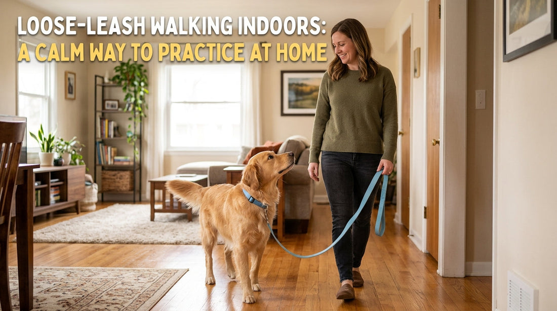 Loose-Leash Walking Indoors: A Calm Way to Practice at Home