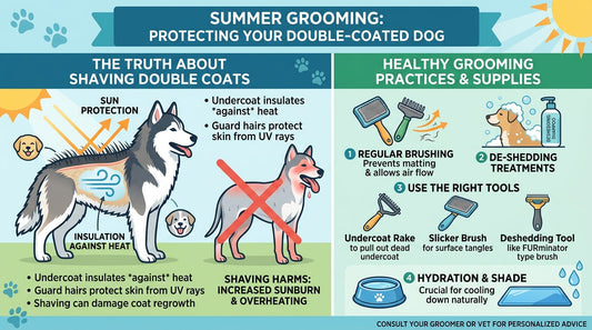 Summer Grooming: Why Shaving Double Coats Can Be Harmful
