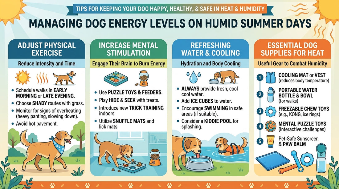 Managing Dog Energy Levels on Humid Summer Days