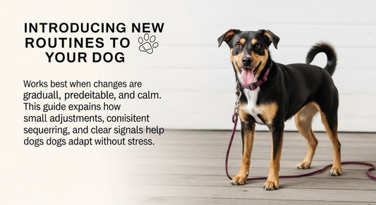 Calm Ways to Introduce New Routines to Your Dog