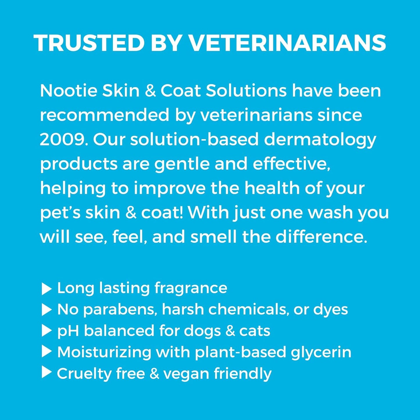 Nootie Sweet Pea Vanilla Daily Spritz for Dogs and Cats - Conditions and Moisturizes Fur, Long Lasting Pet Spray - 16oz